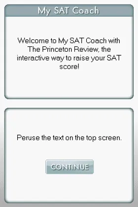 My SAT Coach with The Princeton Review - Crack the SAT (USA) screen shot title